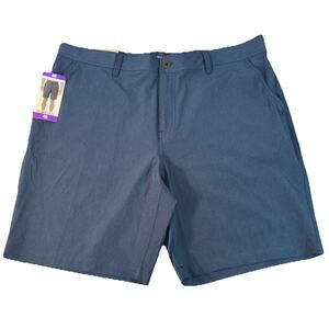 32 DEGREES COOL Mens Performance Stretch Shorts Blue Size 40 New With Tags